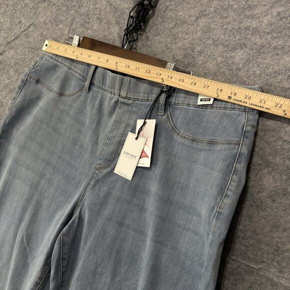 Judy Blue Skinny Fit Pull On Jeans Sz 24W Blue Light Wash Stretch Mid Rise NWT - Picture 11 of 11